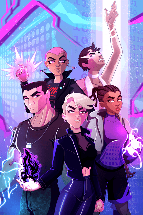 Character art for Dot Slash magic