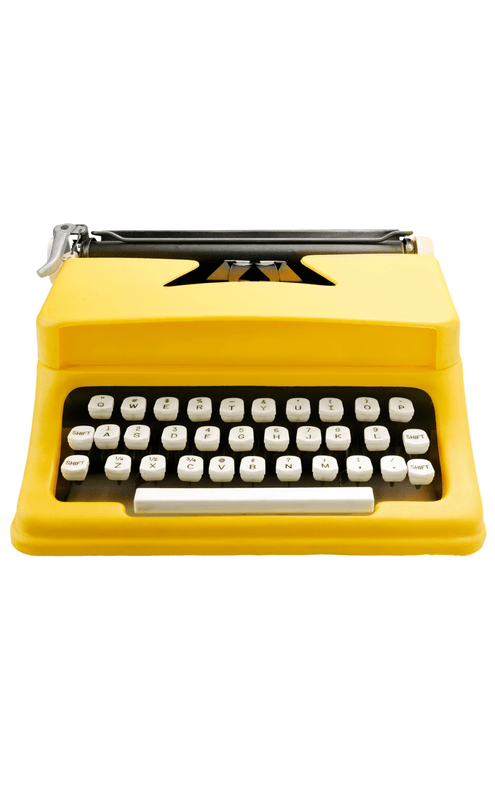 typewriter letters
