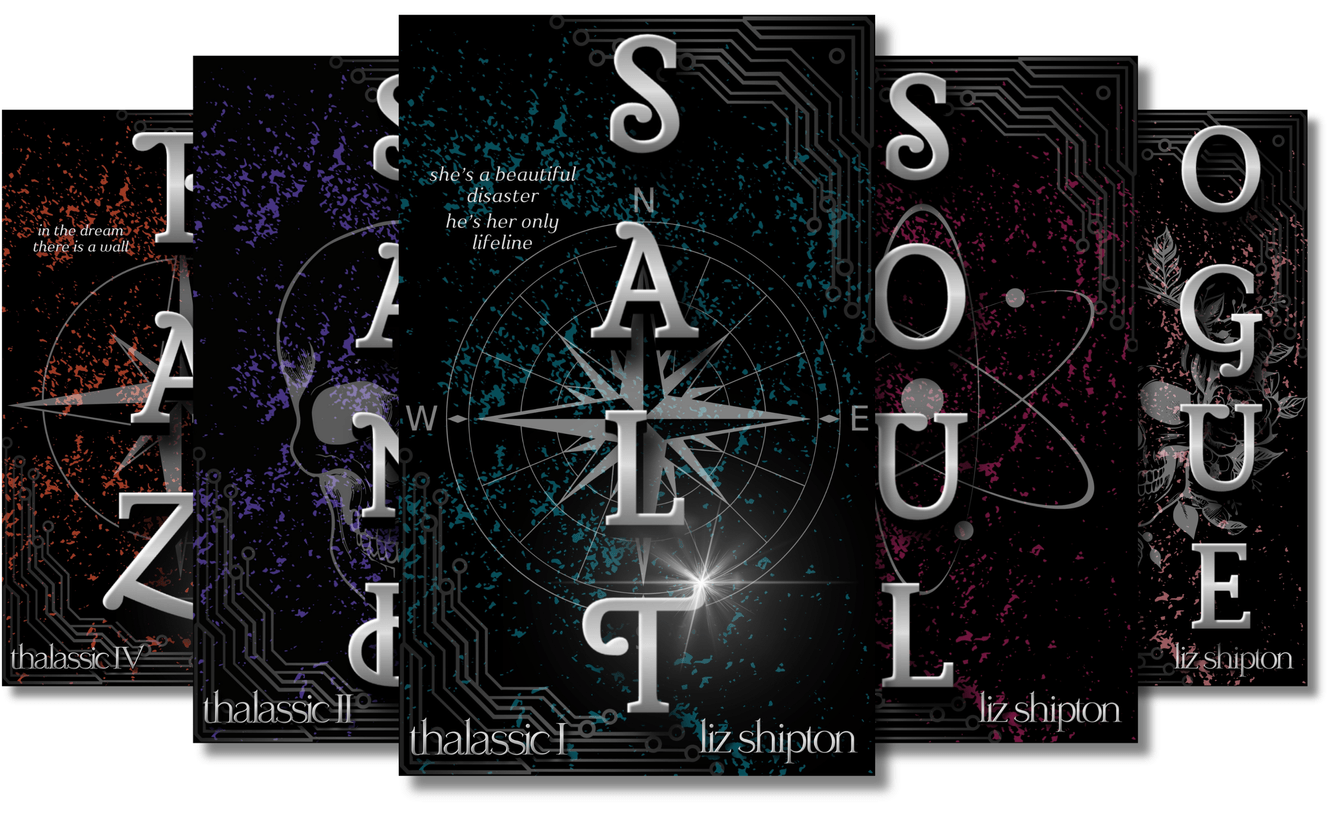 Covers for the complete Thalassic New Adult series