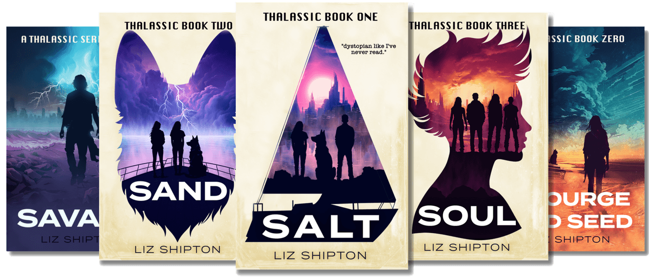 Covers for the complete Thalassic New Adult series