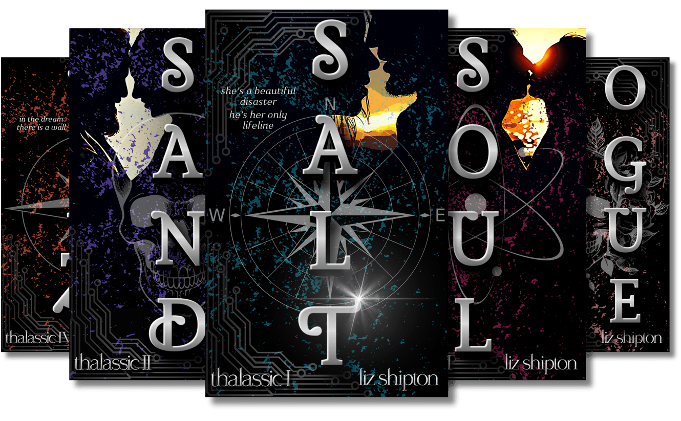 Covers for the complete Thalassic New Adult series