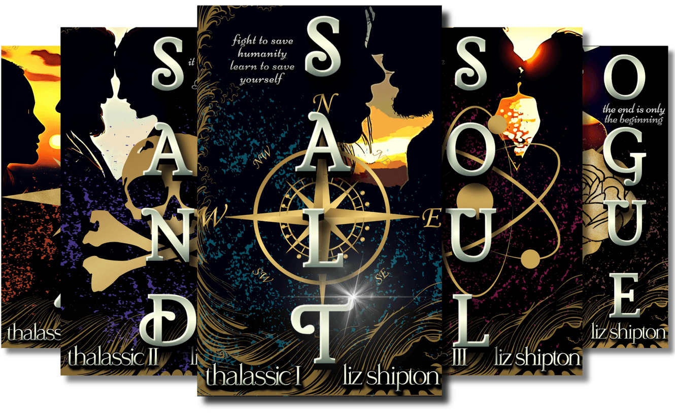 Covers for the complete Thalassic New Adult series